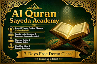 be your professional online female quran teacher