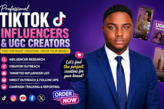 find tiktok influencers and ugc creators for your brand