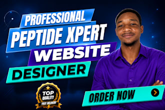 build peptide website, research peptide store, woocommerce peptide website store