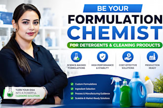 be your formulation chemist for detergents and cleaning products