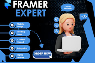do responsive framer animated website figma to framer full website design