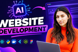 develop ai website development, ai software, ai chatbot as full stack developer