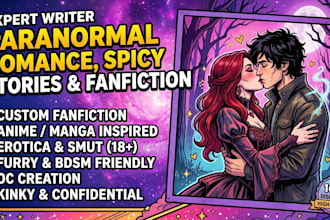 write your erotic romance spicy anime smut catfight paranormal horror stories