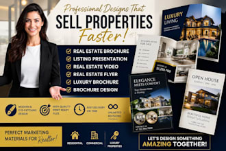 create luxury real estate listing presentation for realtors