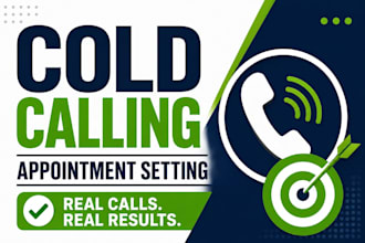 do cold calling, telemarketing and appointment setting