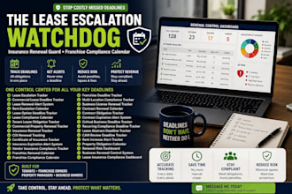 lease escalation watchdog insurance renewal guard franchise compliance calendar