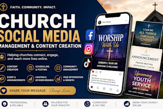 grow your christian faith based brand with content creation social media manager