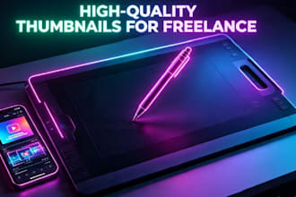 design professional social media thumbnails and covers