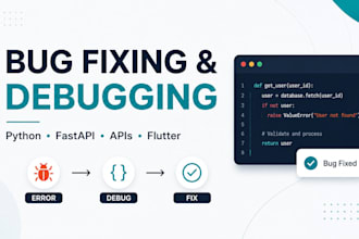 debug and fix your python, backend, API, or software issue