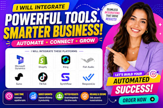integrate microsoft dynamics shopify fish audio suno tiktok synthflow respond