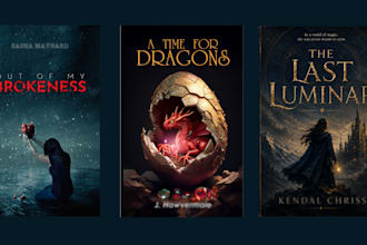design creative book cover, ebook cover and KDP cover