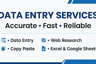 do accurate data entry and copy paste tasks