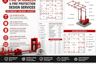 design fire sprinkler plans hydraulic calculations nfpa drawings