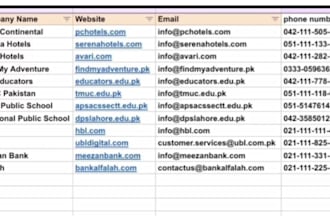 do google sheets data entry and ecommerce product listing
