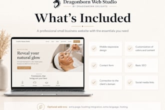 build a professional small business website