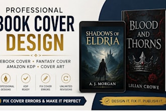 do book cover design ebook cover fantasy book cover amazon kdp book cover art