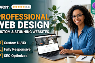 design a modern ,responsive, and user friendly website
