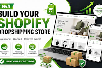 build your shopify dropshipping website