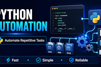 create a small python automation script for your repetitive task