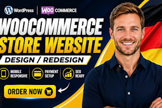 build german woocommerce store, dsgvo online shop and germanized checkout setup