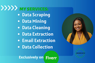 do web scraping, internet research, business database creation and extraction