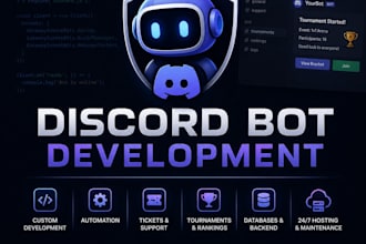 develop a professional custom discord bot