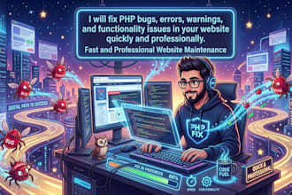 fix PHP bugs, errors, and issues in your website