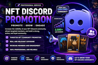 professionally manage, moderate, and grow your nft discord community