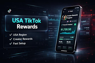 create USA tik tok beta account for creator rewards program and monetization