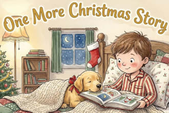 design children story book illustration, picture book design child book cover
