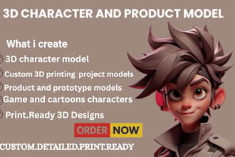 create a stylized 3d character model for your unity or unreal engine game