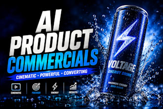 do realistic product video ads, ai commercials video ads for your brand