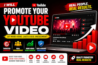 do organic youtube video promotion, video marketing
