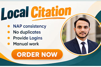 create top business citation and listings for your business website