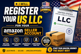 register your US llc for your amazon seller account