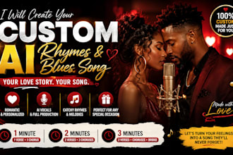 remake romantic love song, rhymes and blue custom ai song for boyfriend