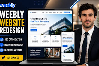 redesign weebly website SEO optimization weebly responsive business website