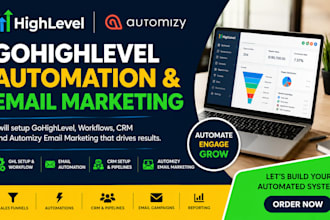 setup gohighlevel, email automation, ghl workflow, CRM, automizy email marketing