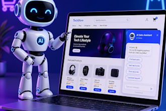 build modern wordpress website with custom ai chatbot