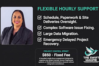 provide hourly support for project ops and deliveries