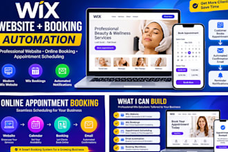 build wix website, wix bookings and appointment booking automation