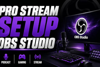 setup and optimize obs studio for streaming recording and podcasting