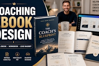 design coaching ebook, canva workbook, ebook and lead magnet