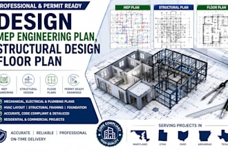 design mep engineering plan structural design floor plan in maryland ut oh ar tx