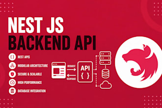 build a nest js rest or graphql API for your web app