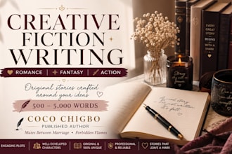 write a captivating romance story or fiction script