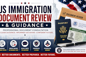 review your US immigration documents and provide guidance