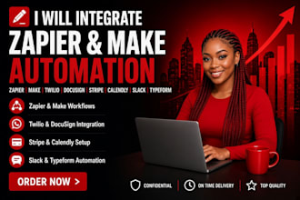 integrate zapier make twilio docusign stripe calendly slack typeform