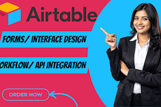 setup airtable database airtable crm integration airtable automation expert