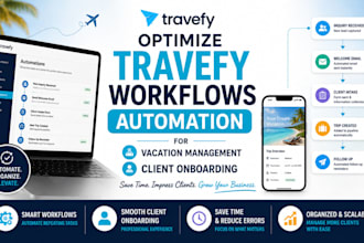optimize travefy workflows automation for vacation management client onboarding